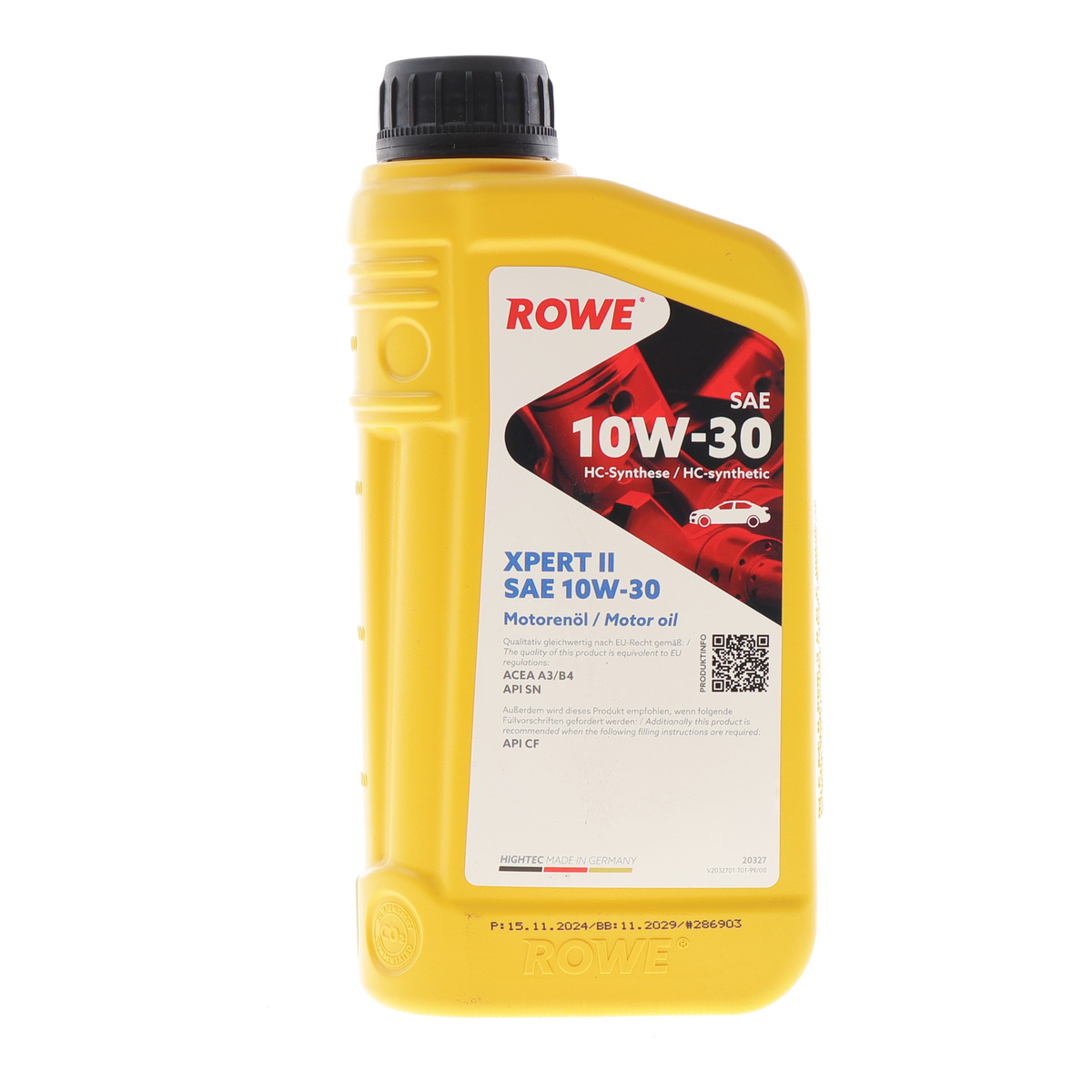 Олива 10W30 HIGHTEC XPERT II (1L) (ACEA A3/B4 ) (API SN) ROWE