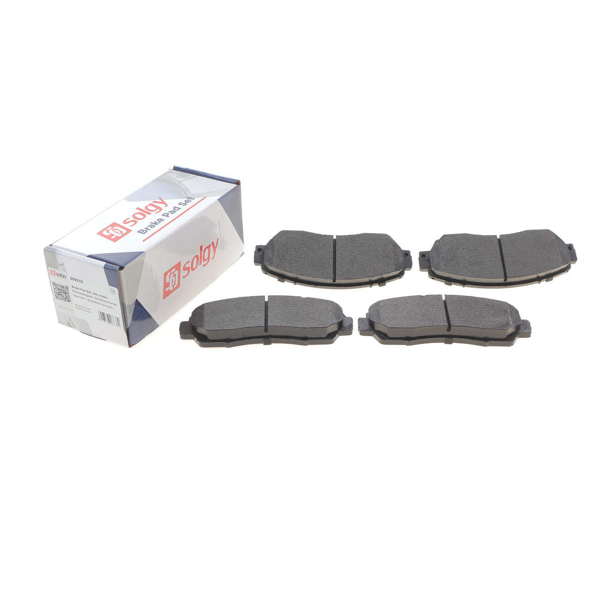 Колодки гальмівні (передні) Honda CR-V IV/Crosstour 12- Solgy