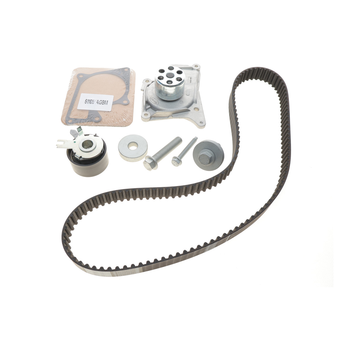 Комплект ГРМ + помпа Renault Kangoo/Laguna/Megane/Scenic/Duster/Nissan 1.5dCi 09- (123x27) (PA1091) GRAF