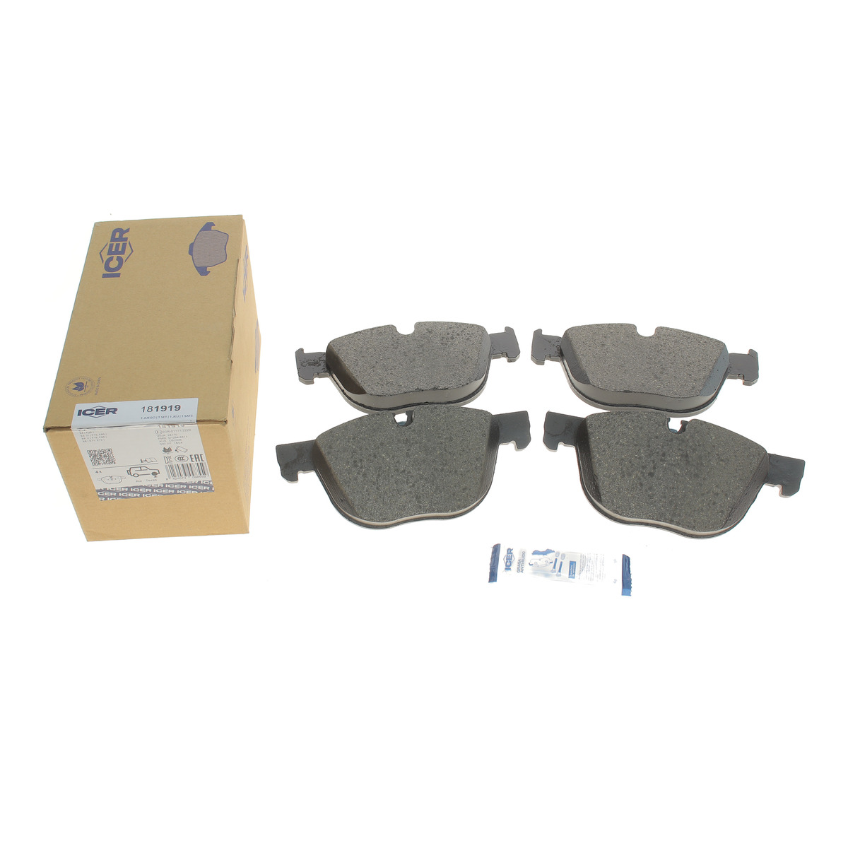 Колодки гальмівні (передні) BMW X4 (F26) 14-18/X5 (E70/F15/F85) 06-18/X6 (E71/E72/F16/F86) 08-19 Icer