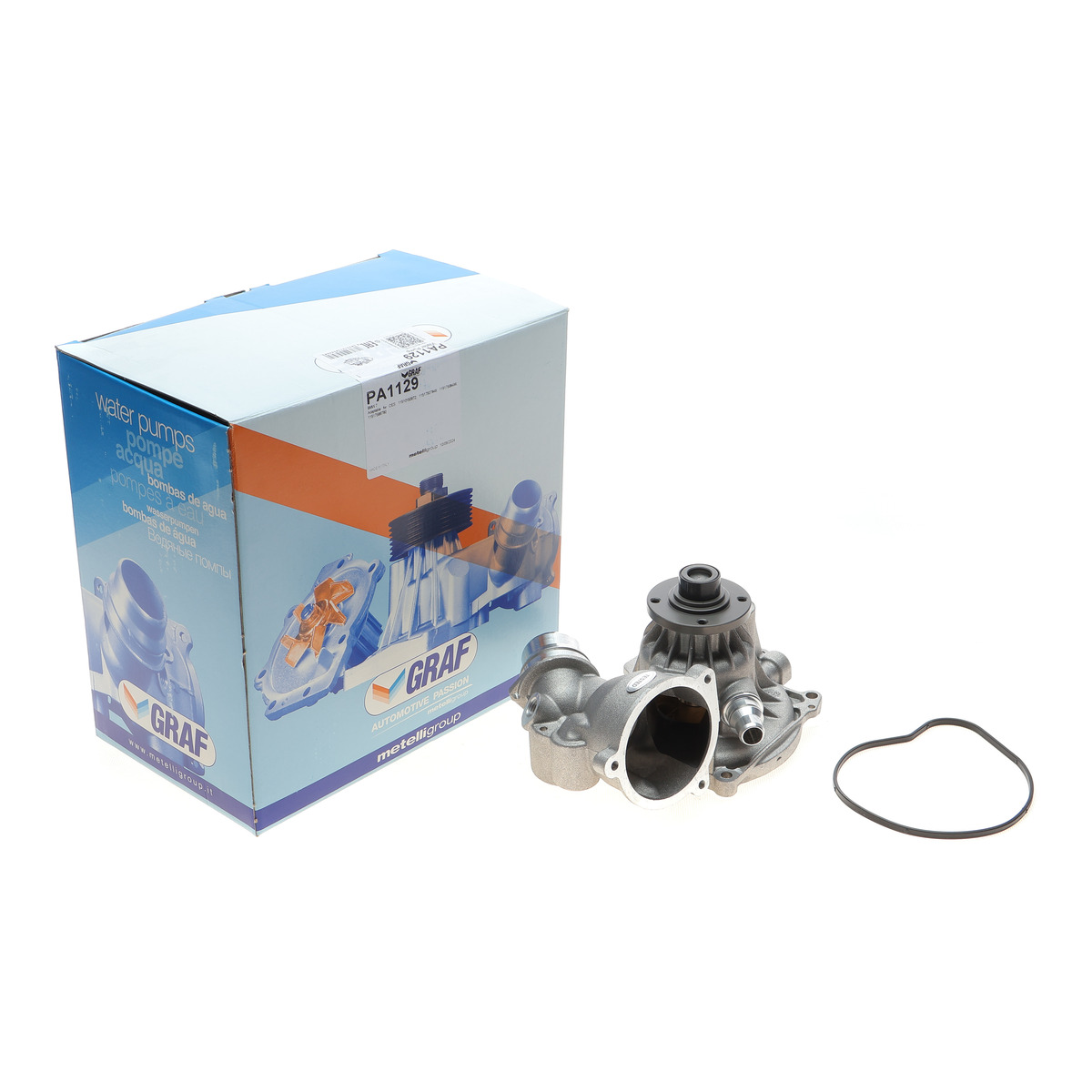 Помпа води BMW 7 (E65/E66/E67) 735i,Li/745i,Li/760i/760i,Li 01-09 (R/B) (8 лоп.) GRAF