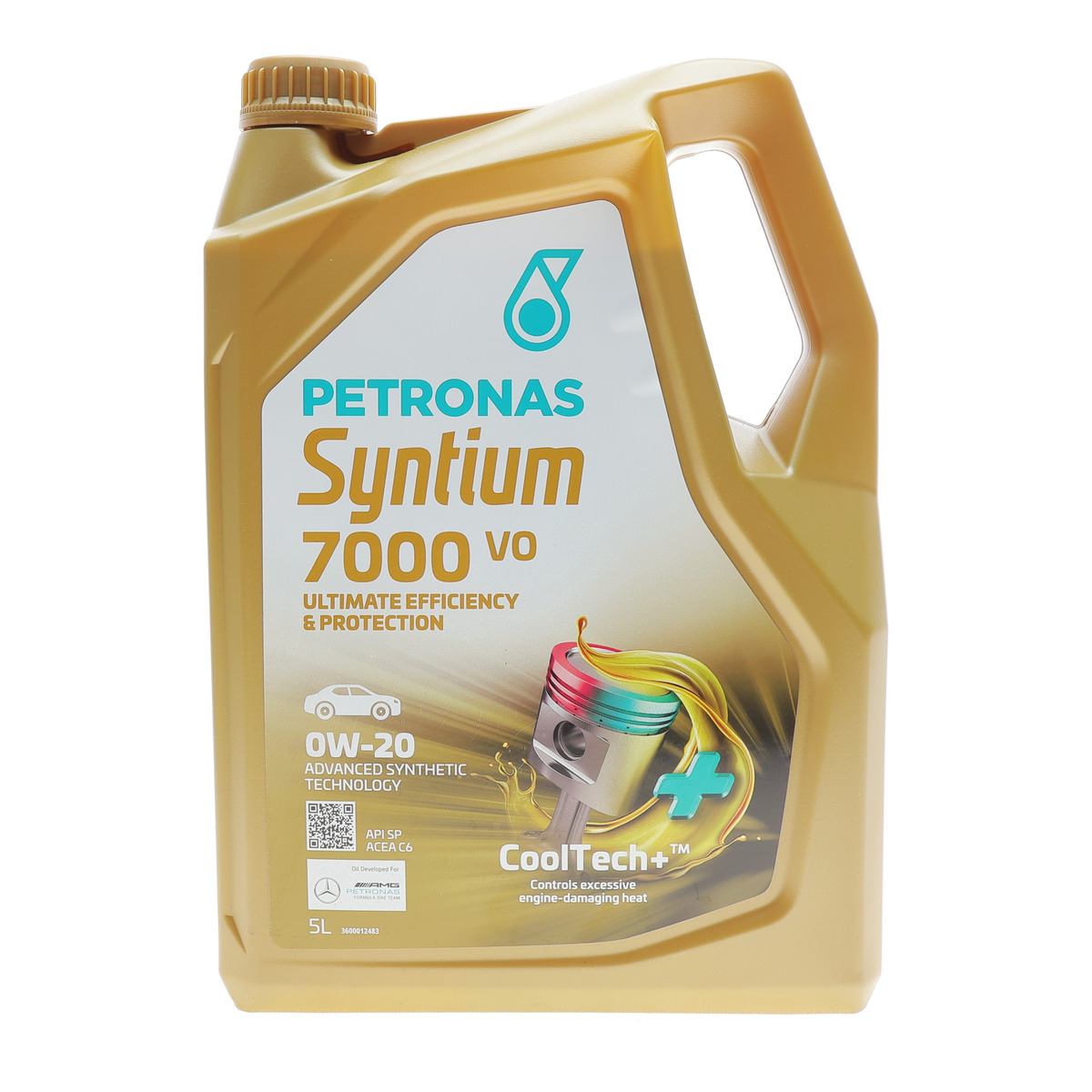 Олива 0W20 SYNTIUM 7000 VO (5L) (Volvo VCC RBS0-2AE/OV 040 1547–A20/STJLR.03.5006) (з-на на 71224M12EU) PETRONAS