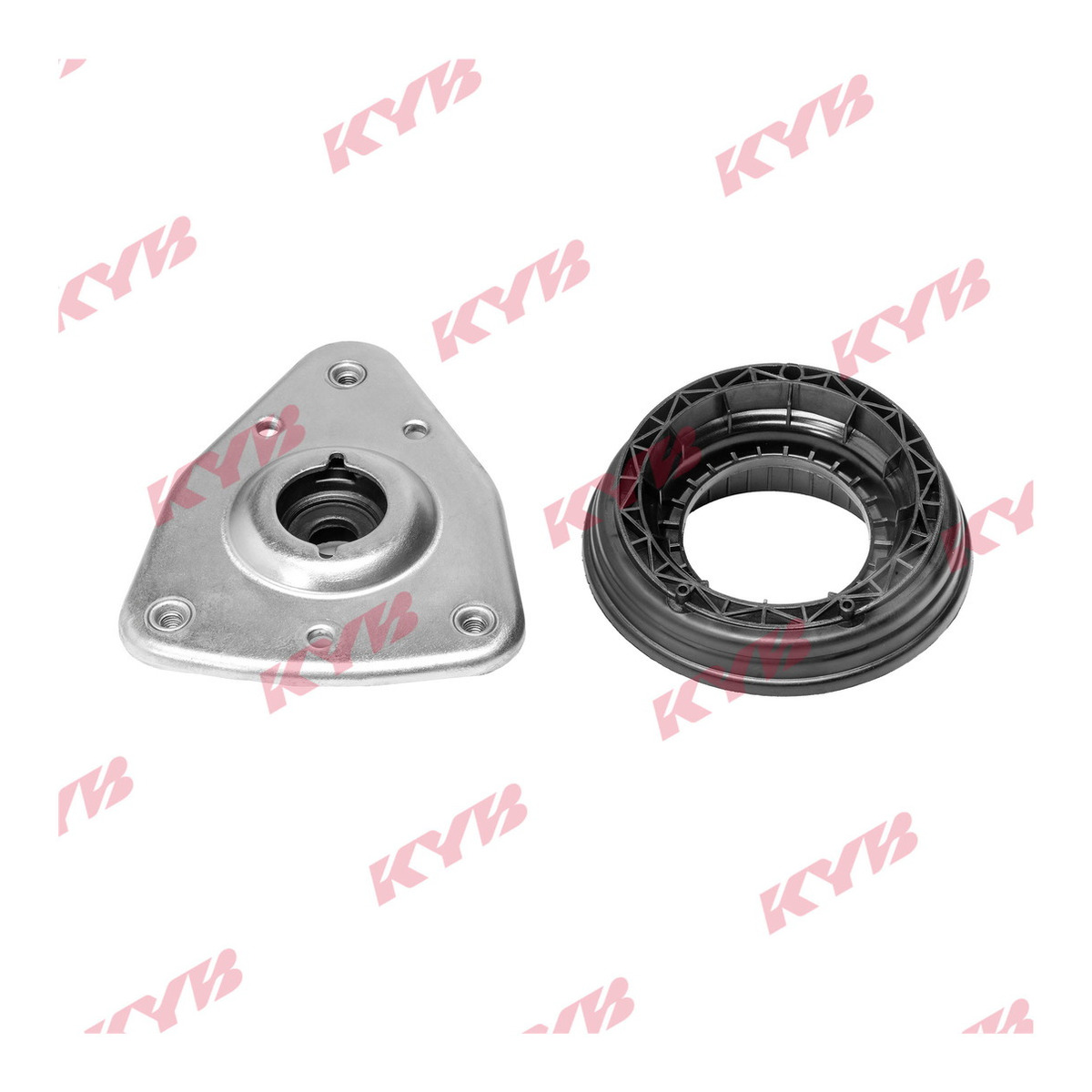 Опора амортизатора гумометалева в комплекті CITROEN/PEUGEOT BERLINGO/C4/308 II/3008/5008 II/PARTNER 2013=> KYB (SM1055) KYB Industry