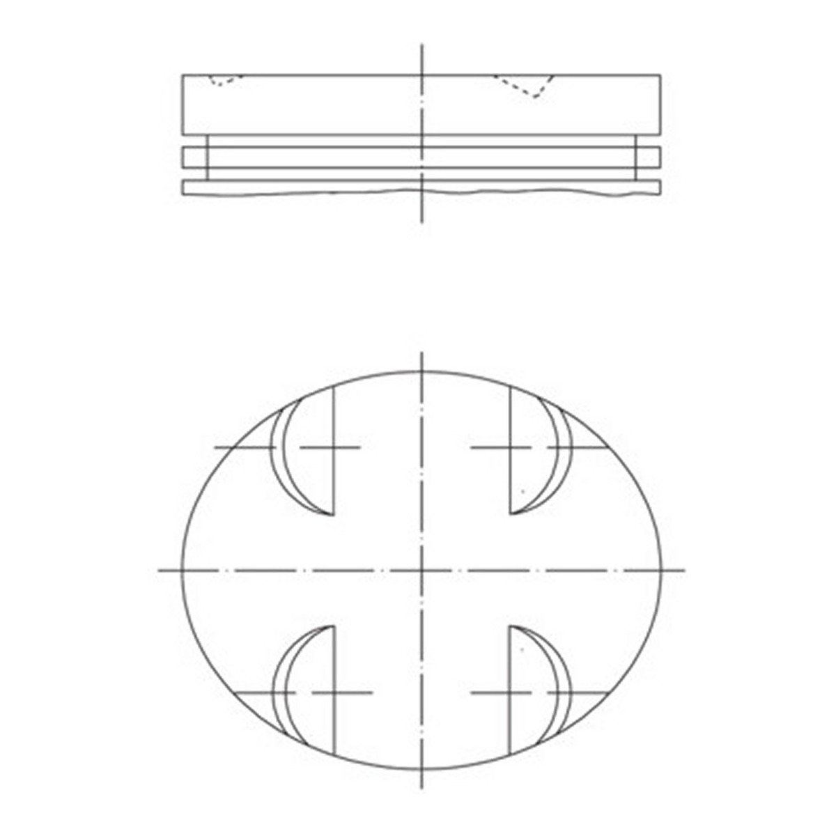 Поршень MB 3.5 (M272) 05- (92.9mm/STD) Mahle