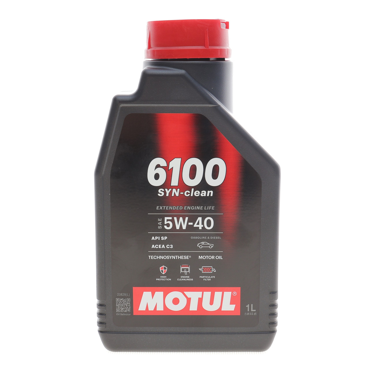 Олива 5W40 6100 Syn-clean (1L) ( ACEA C3/API PERFORMANCE SP) (113114) Motul