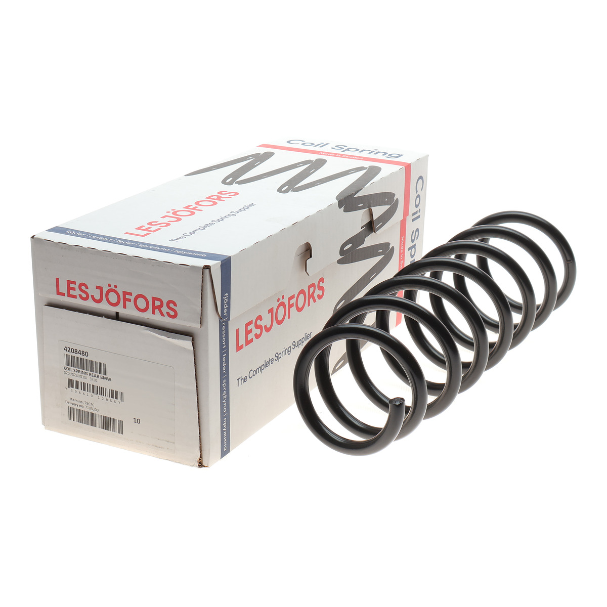 Пружина (задня) BMW 5 (F10) 520i/523i/530i 09-16 (седан) (без М-тех) Lesjofors