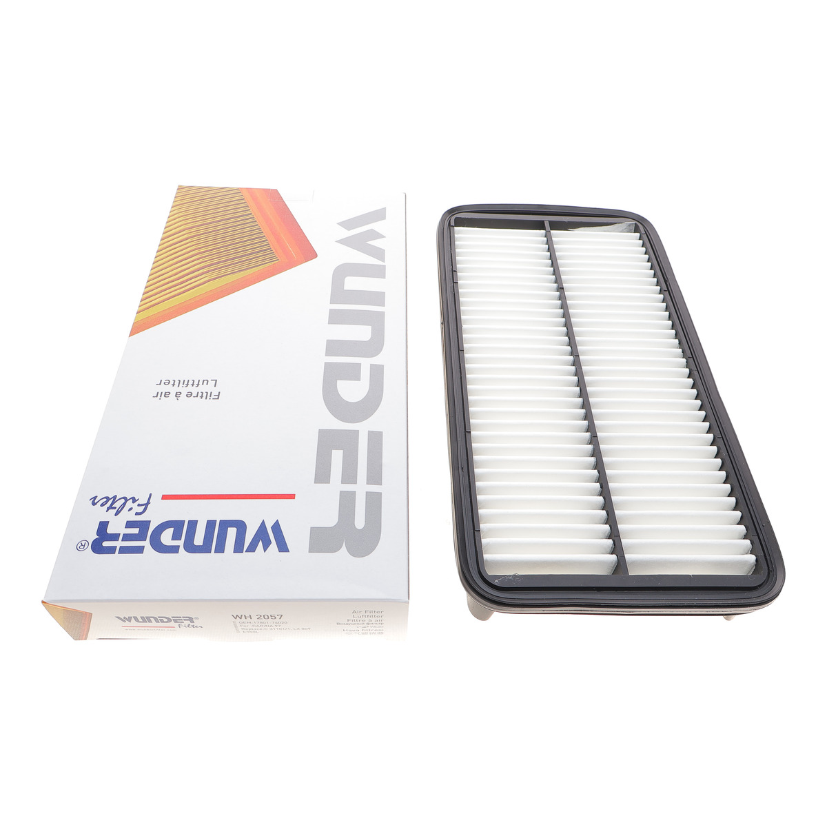 Фільтр повітряний Toyota Corolla/Camry/Carina 1.6i/1.8i/2.0GTi 86-01 Wunder Filter