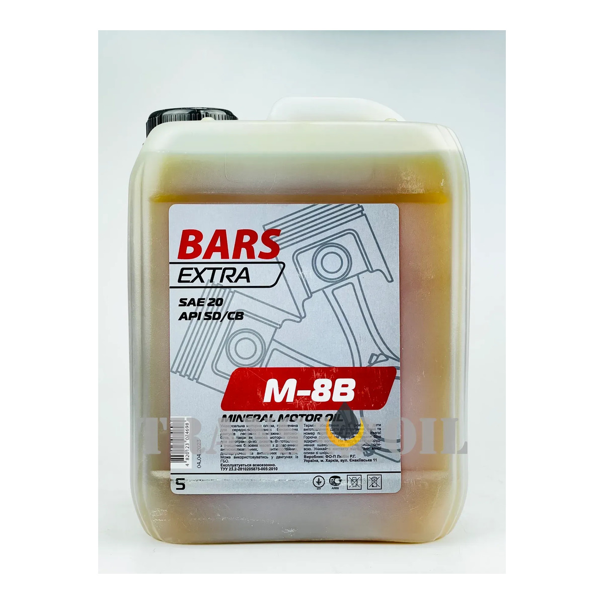 Олива моторна BARS ЕХТRА М-8В 5л