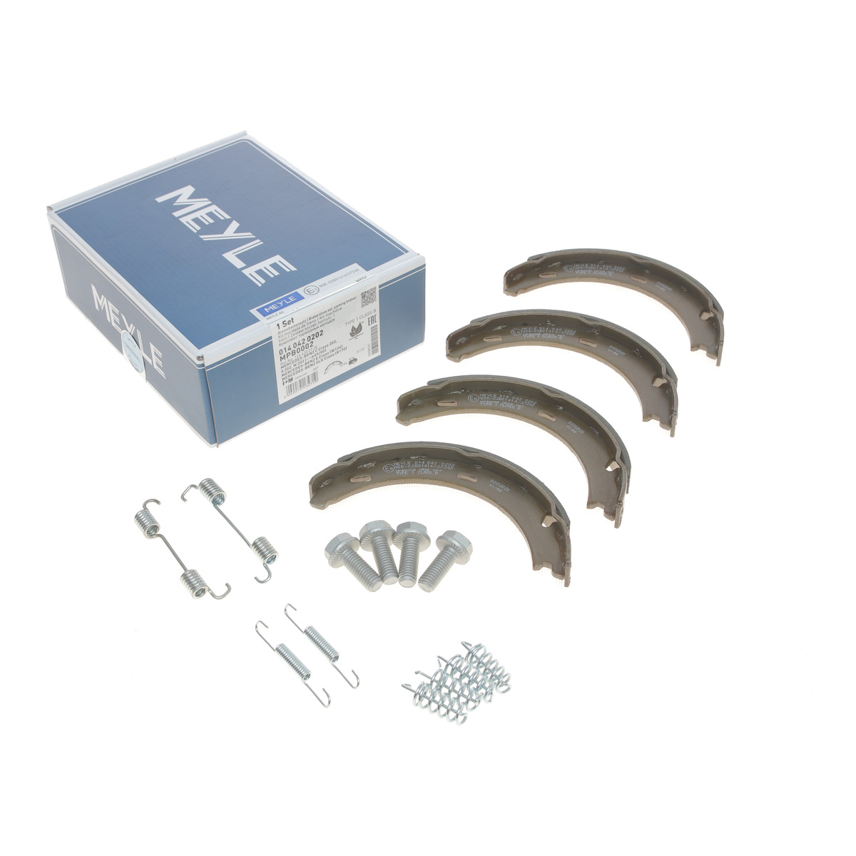 Колодки ручника MB (W124/W201/W210) 82- (164x20)