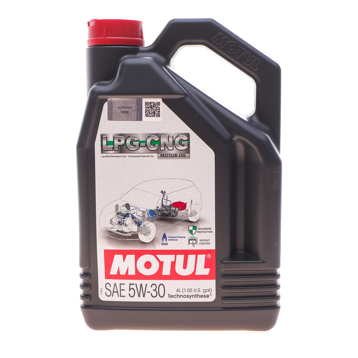 Олива 5W30 SAE LPG-CNG (4л) (ACEA C3/API PERFORMANCE SN PLUS) Motul