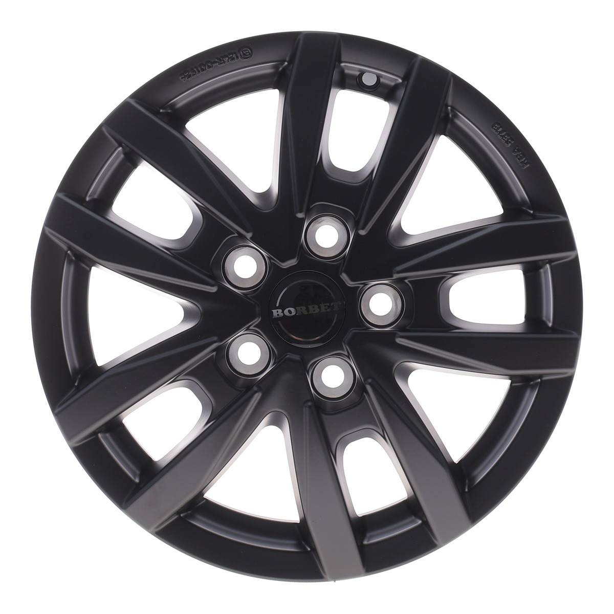 Диск колісний Peugeot Boxer 06- (6.0Jx16 5x118x71.1 ET68) (black matt) (легкосплавний) Borbet