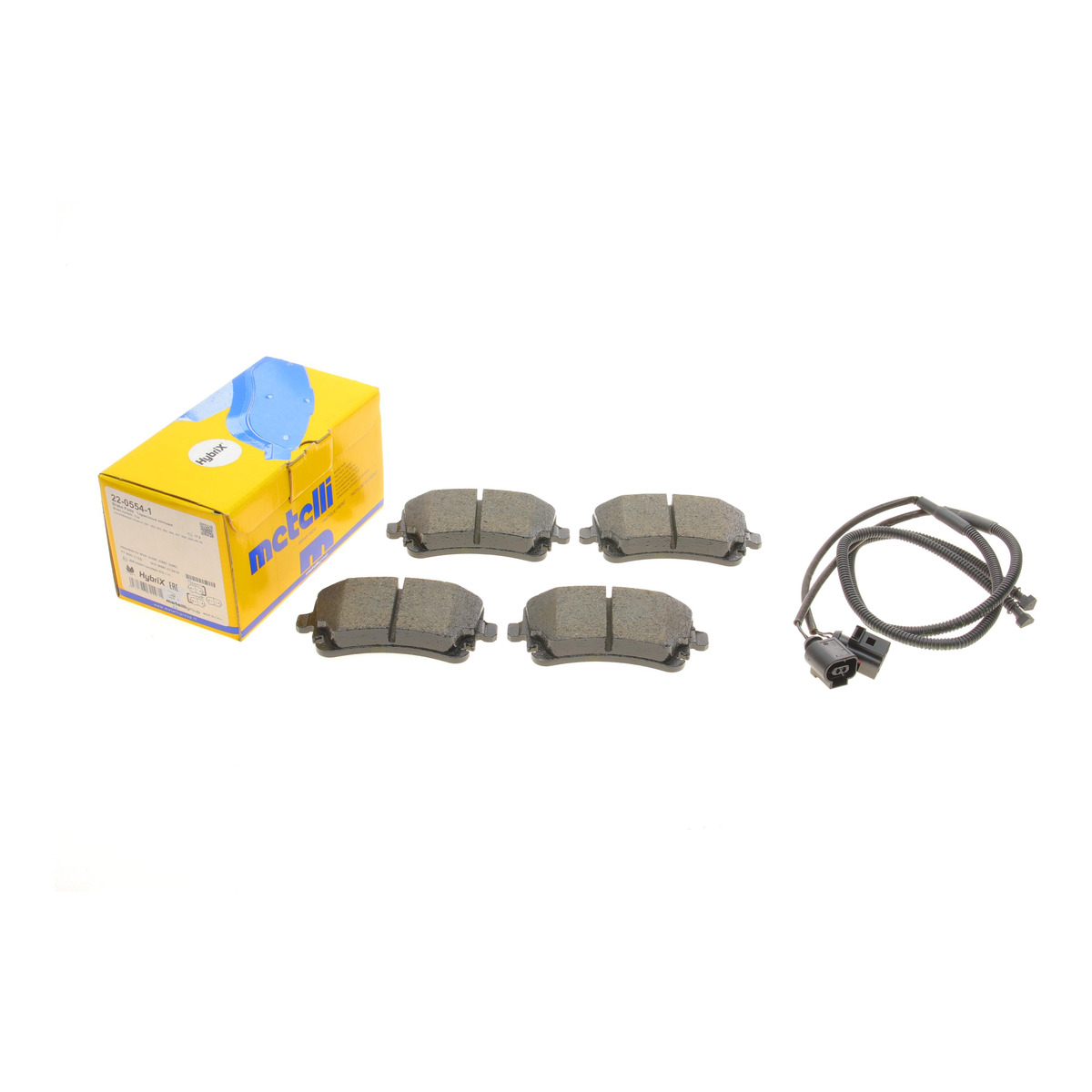 Колодки гальмівні (задні) VW Phaeton 02-16 (з датчиком) Metelli