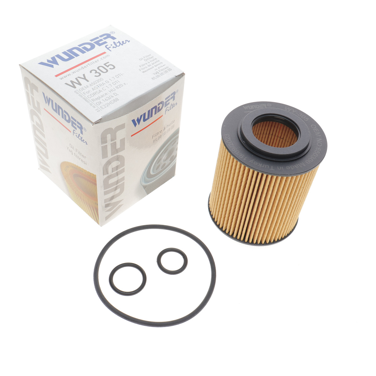 Фільтр масляний Opel Combo 1.7CDTI Wunder Filter