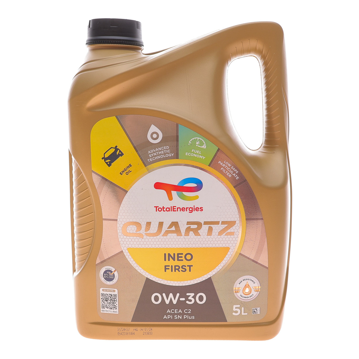 Олива 0W30 Ineo First (5L) PSA B71 2312/B71 2302/ACEA C2) Total