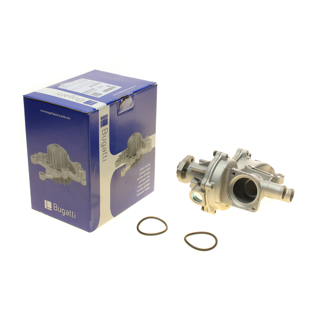Помпа води Audi 80/100/VW Caddy/Golf/T4 1.3-2.0/1.6-1.9TD/TDI 76-03 (B/B) (6 лоп) (з корпусом) Bugatti