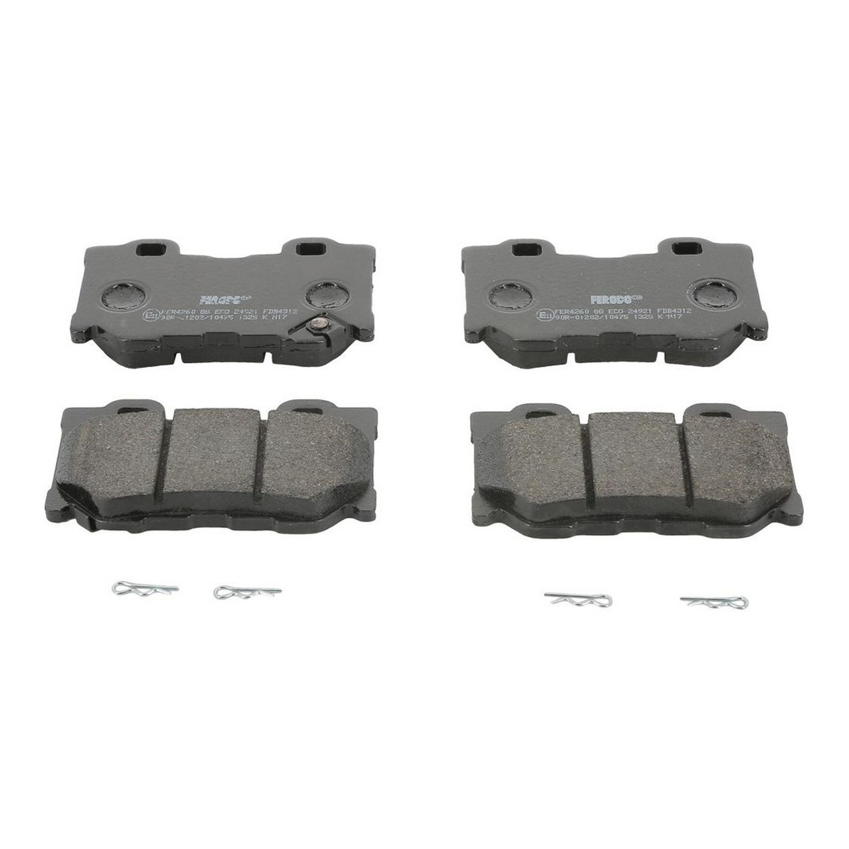 Комплект гальмівних колодок задн , INFINITI FX, G, M, M37, Q50, Q60, Q70, QX70, NISSAN 370Z 2.0-5.6 09.07-