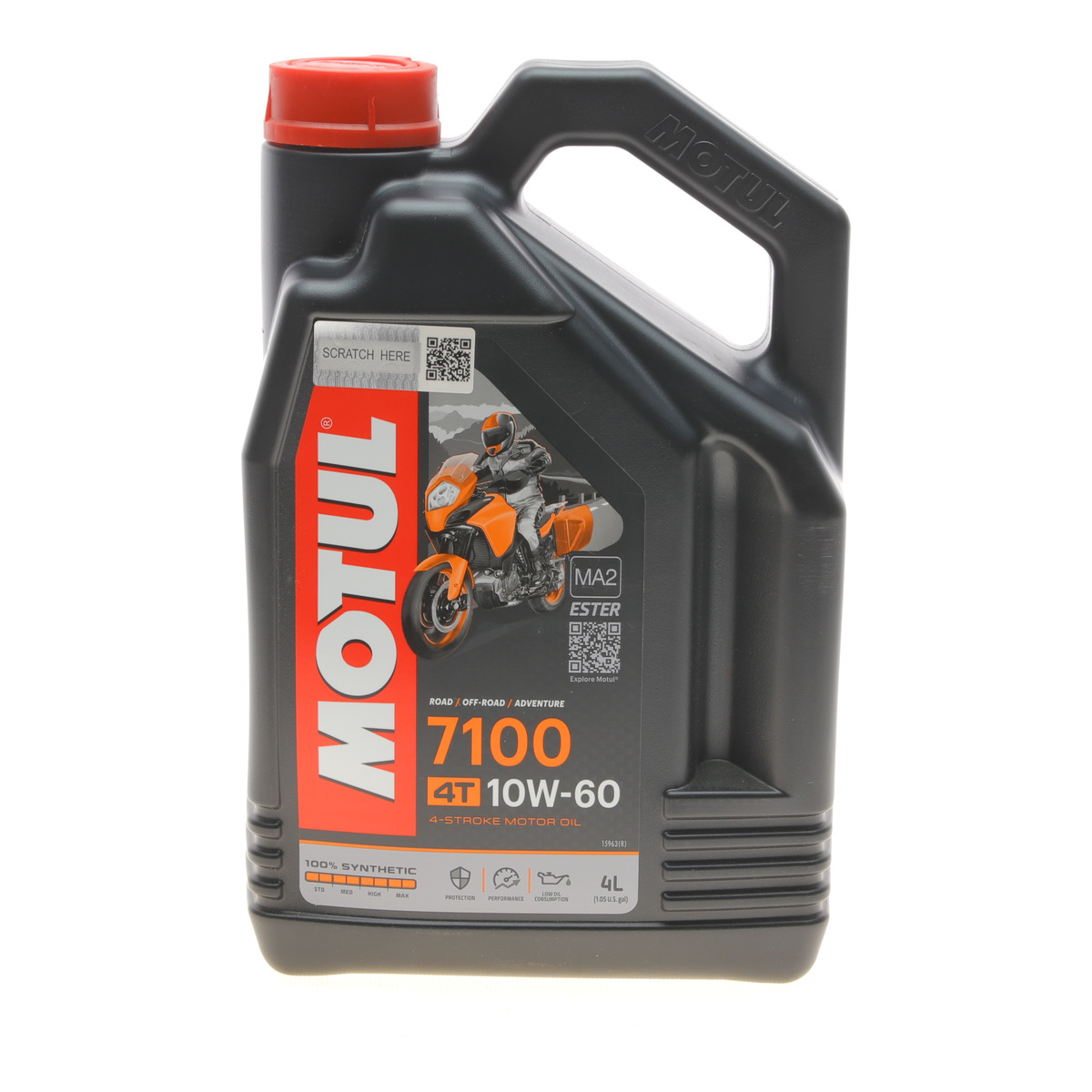 Масло 10W60 4T 7100 (4L) MA2 100% Synthetic (104101)