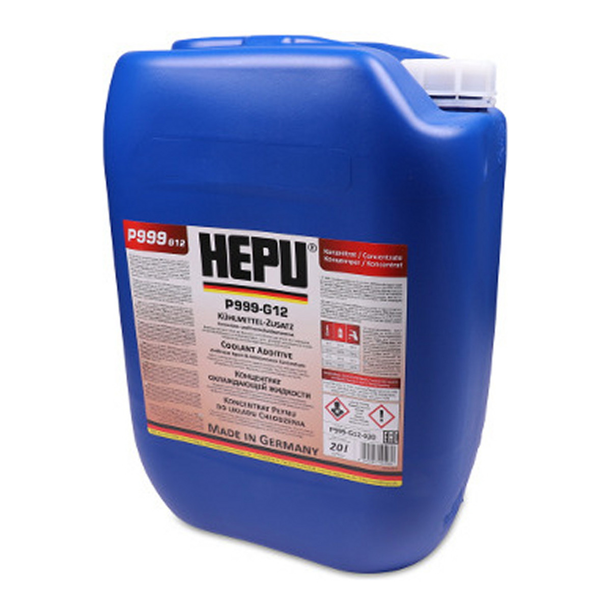 Антифриз-концентрат Hepu, G12 (червоний), 20л
