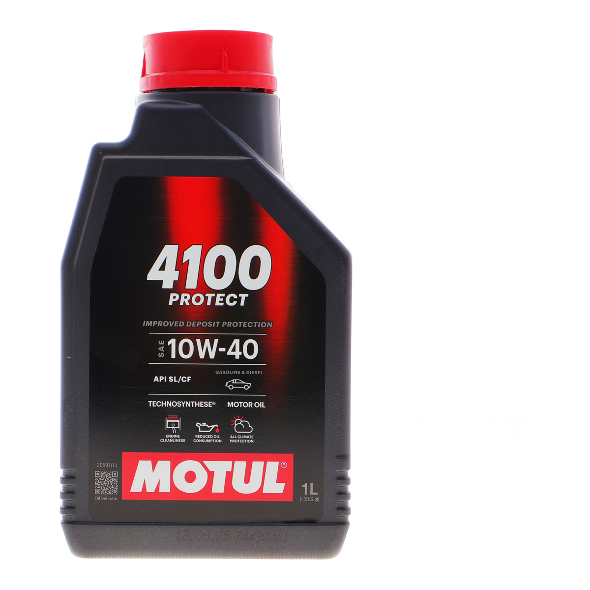 Олива 10W40 4100 PROTECT (1L) (API PERFORMANCE SL/CF) (112999) Motul
