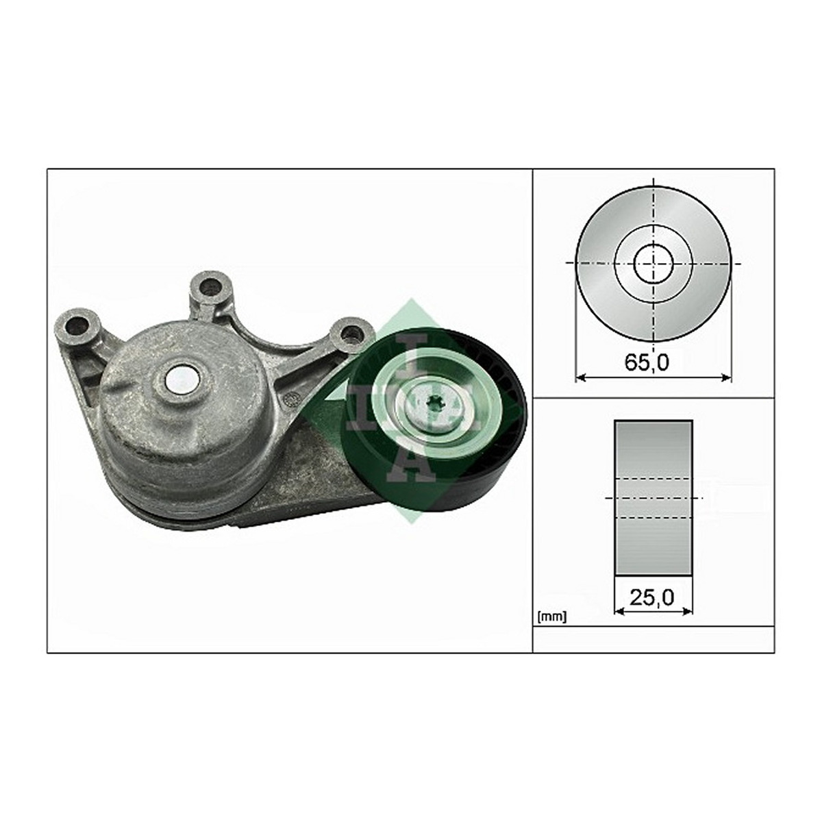Натяжник ременя генератора BMW 3 (F30)/4 (F32)/5 (F10) 1.6/2.0 11-, N20/N26 Schaeffler INA фото 2