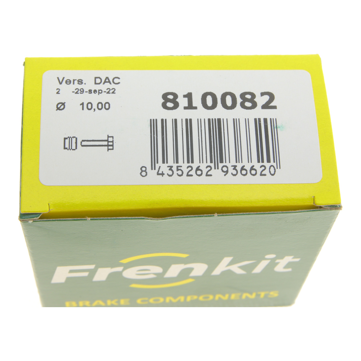 Направляюча супорта (заднього/к-кт) Chevrolet Evanda 05- (d=10mm) (Dac) Frenkit