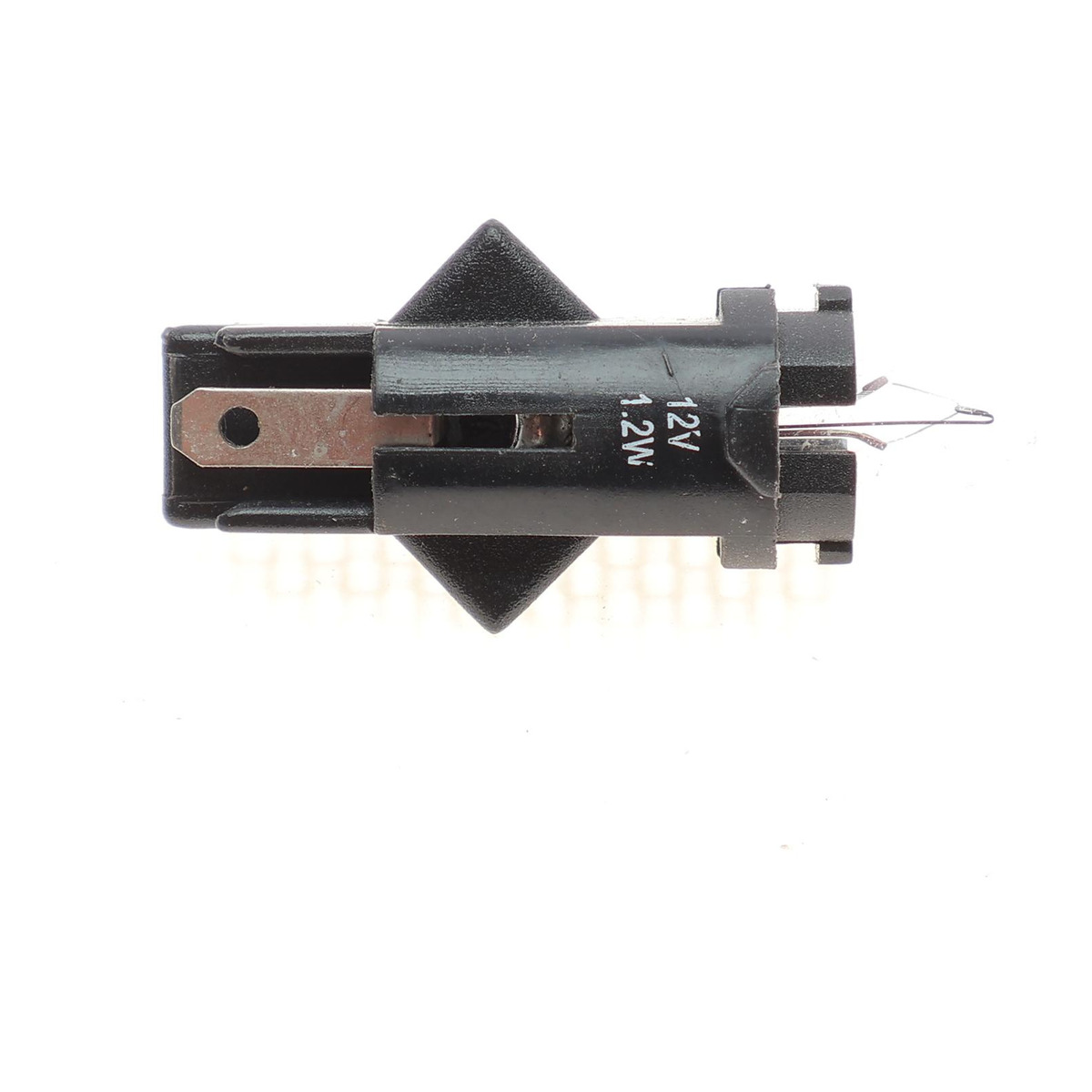 Автолампа 12V 1.2W BG8.5 - 5.5D Black (в прикурювач) ring