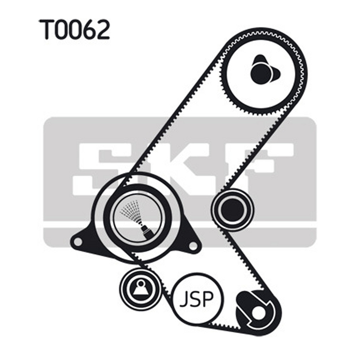 Комплект ГРМ (ремінь + ролик) MAZDA 323 S V, OPEL ASTRA F, ASTRA J, COMBO, CORSA B, VECTRA A, VECTRA B 1.7D 03.90-10.15