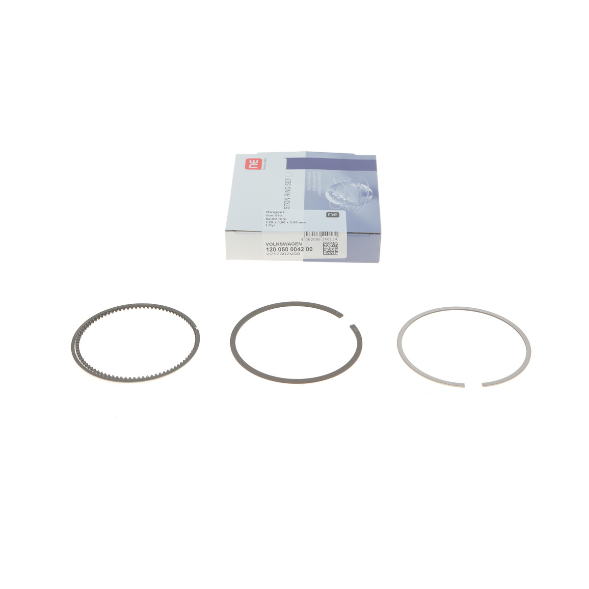 Кільця поршневі Audi A4/A6/80/100 2.0-3.0 90-06 (82.5mm/STD) (1.2-1.5-2.0) = 8950520000 NPR
