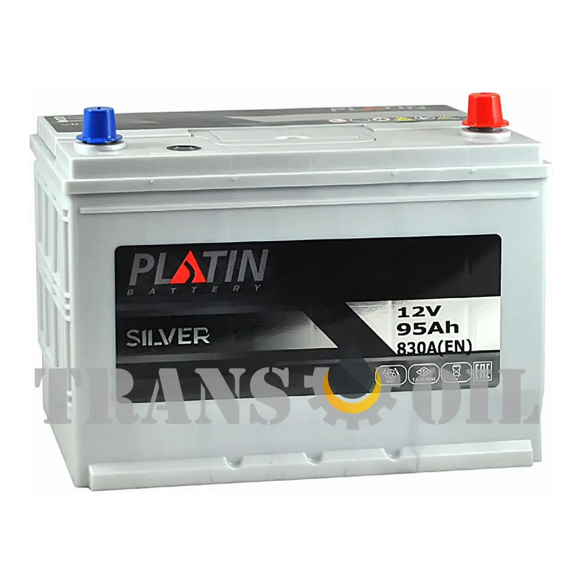 Акумулятор PLATIN SILVER Asia 95Ah/12V/830A -+