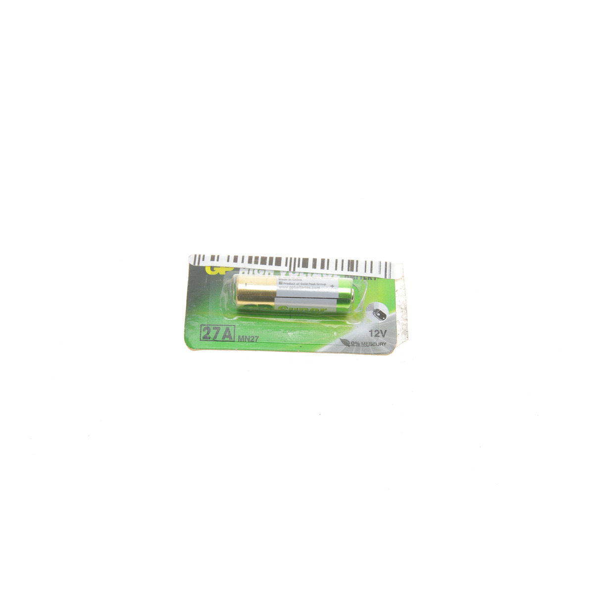 Батарейка GP Alkaline 27A-U5 (12V) (MN27) (1шт)