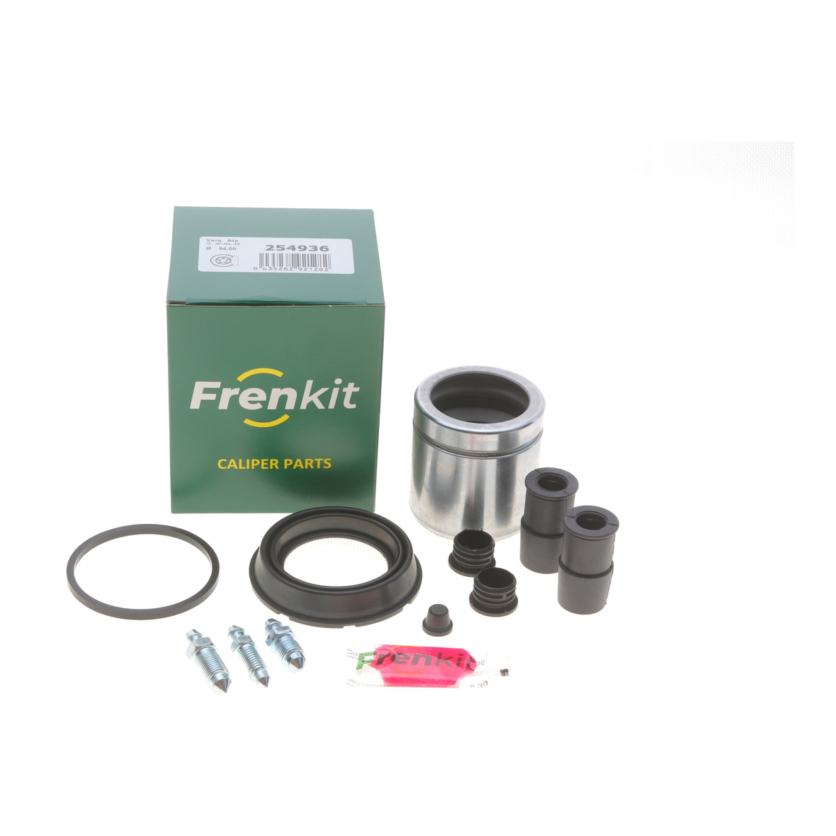 Ремкомплект супорта (переднього) VW Caddy III 04- (d=54mm) (+поршень) (Ate) Frenkit