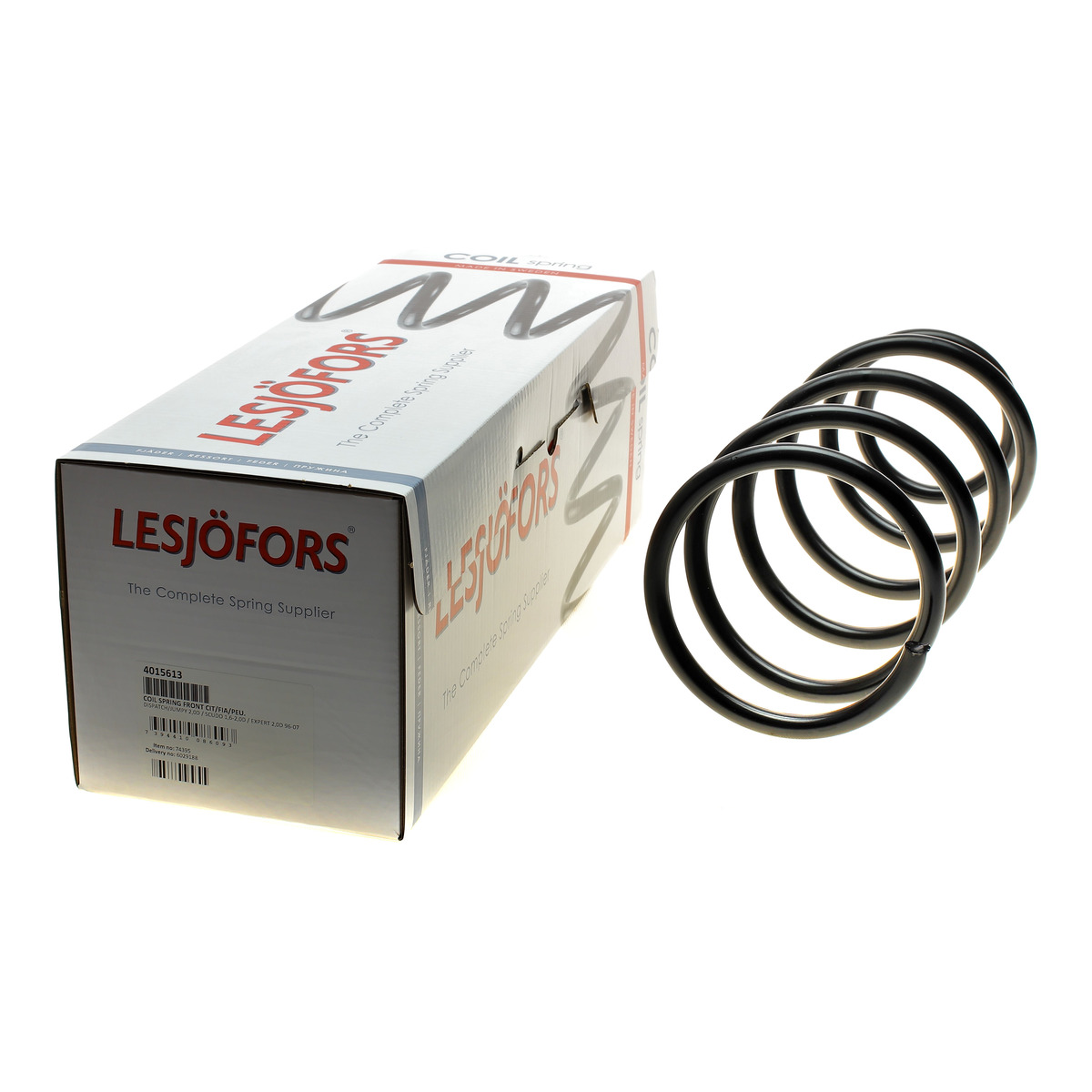 Пружина (передня) Citroen Jumpy/Peugeot Expert 2.0HDi 99-06/Fiat Scudo 1.9D/2.0JTD (фург/с борт.пл) Lesjofors