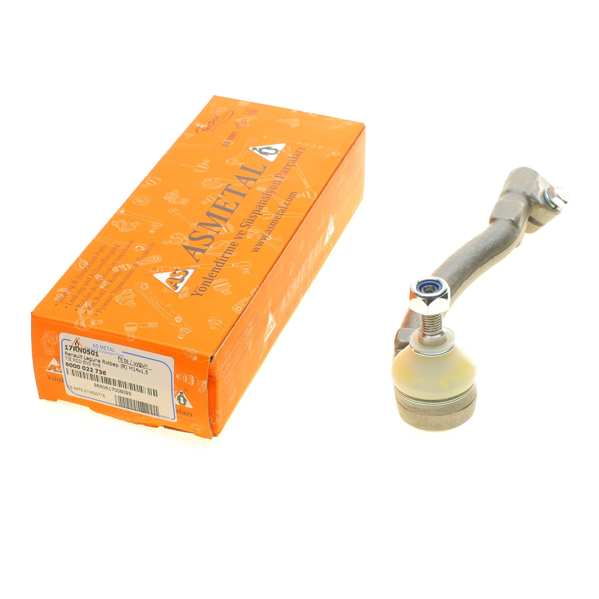 Наконечник тяги рульової (R) Renault Laguna I 1.6-3.0 24V 93-02 ASMETAL
