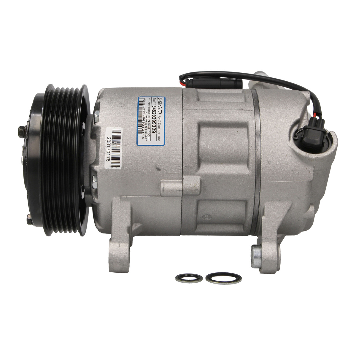 Компресор кондиціонера BMW 3 (F30/F80/G20/G80) 15- (B38/B47/B48/B58/B46/S58) (6PK/d=110mm) NRF