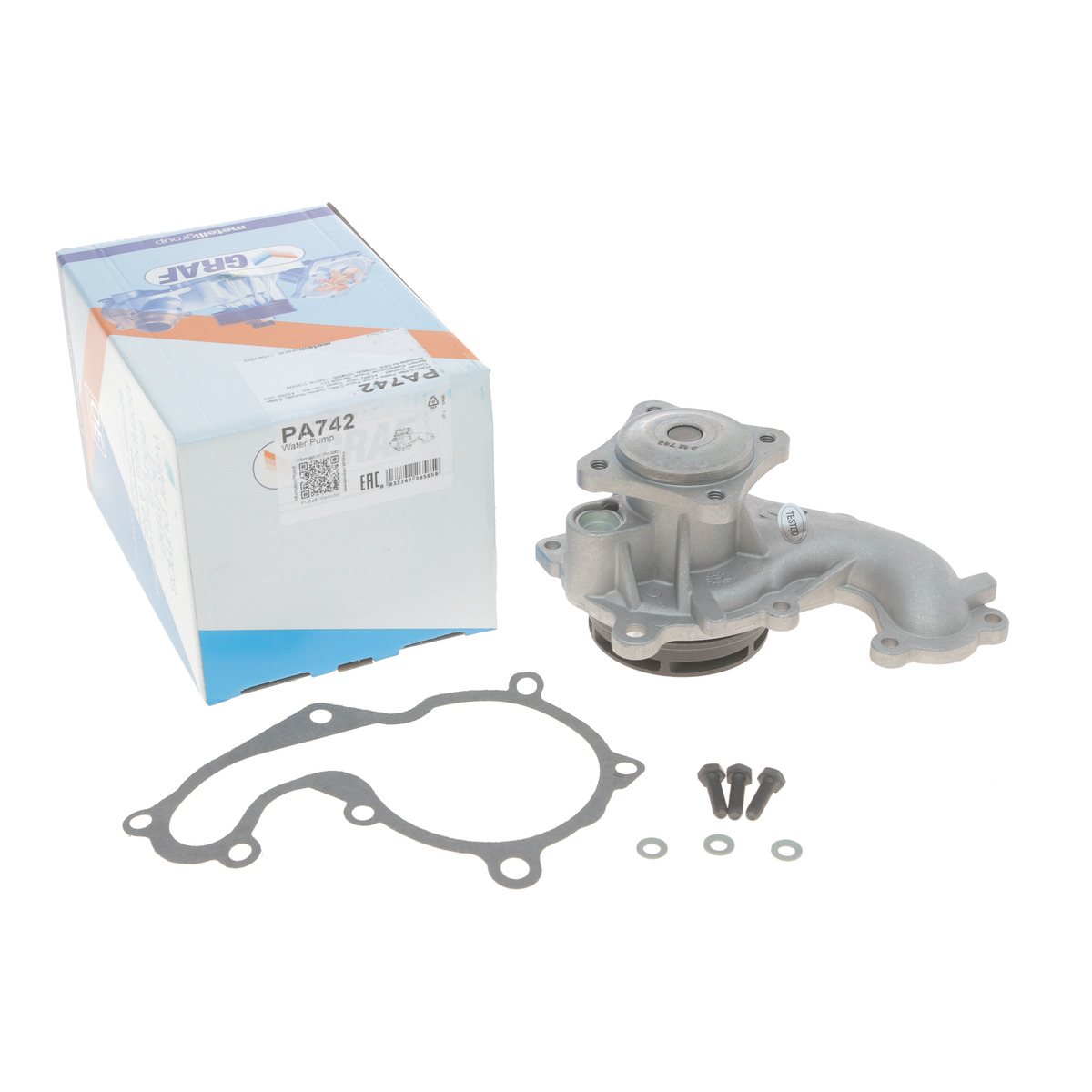 Помпа води Ford C-Max I/Focus I/II/Mondeo/Transit/Tourneo Connect 1.8DI/TDCi/TDDi 99- (R/B) (6 лоп.) GRAF