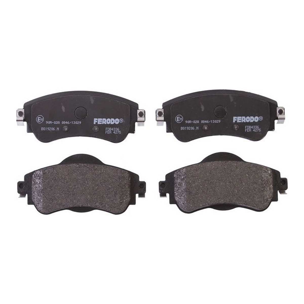 Комплект гальмівних колодок передн , CITROEN C4 II, DS4 1.2/1.4/1.6D 11.09-