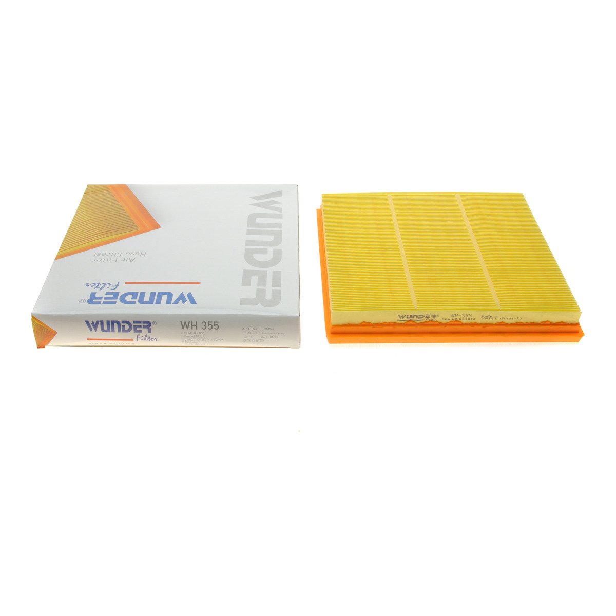 Фільтр повітряний Opel Astra J 09- Wunder Filter