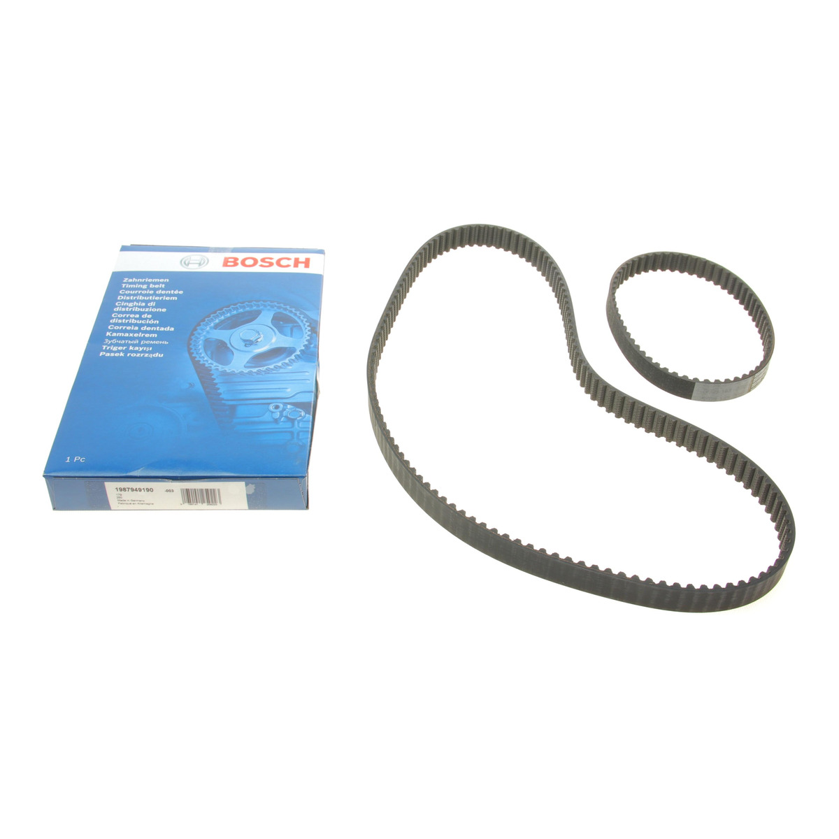 Ремінь ГРМ Seat Cordoba/Skoda Fabia/Roomster 1.4 00-15/VW Caddy/Polo 1.4 00-10 (130x20/58x17) Bosch