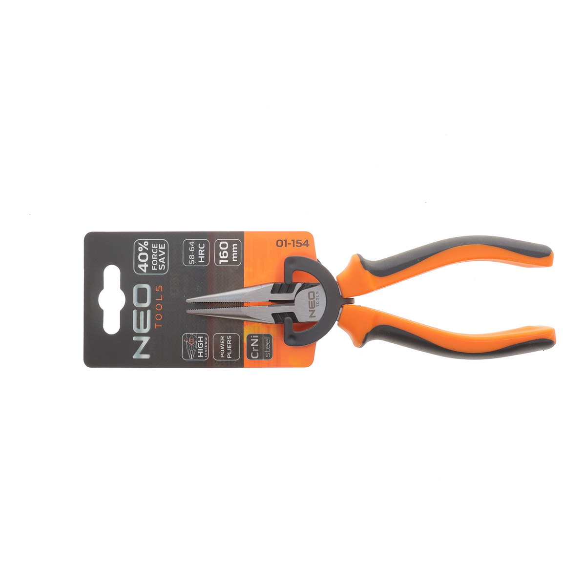 Плоскогубці з подовженими губками 6" 40% FS L-160 мм NEO Tools