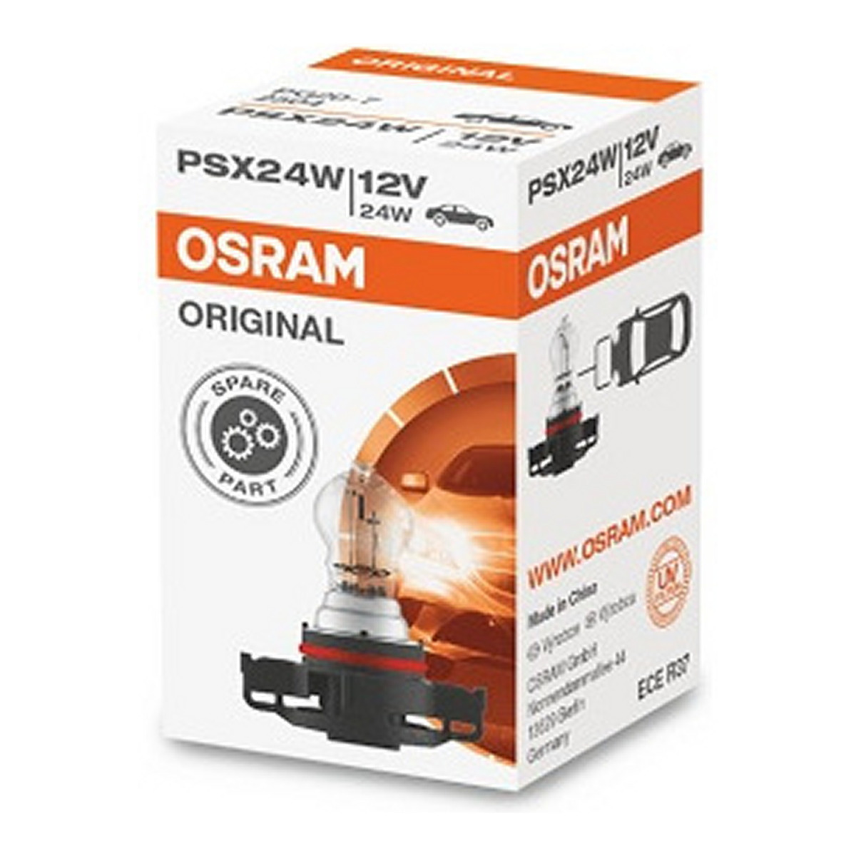 Лампа (картон 1шт) PSX24W 12В 24Вт PG20/7 Original, Білий