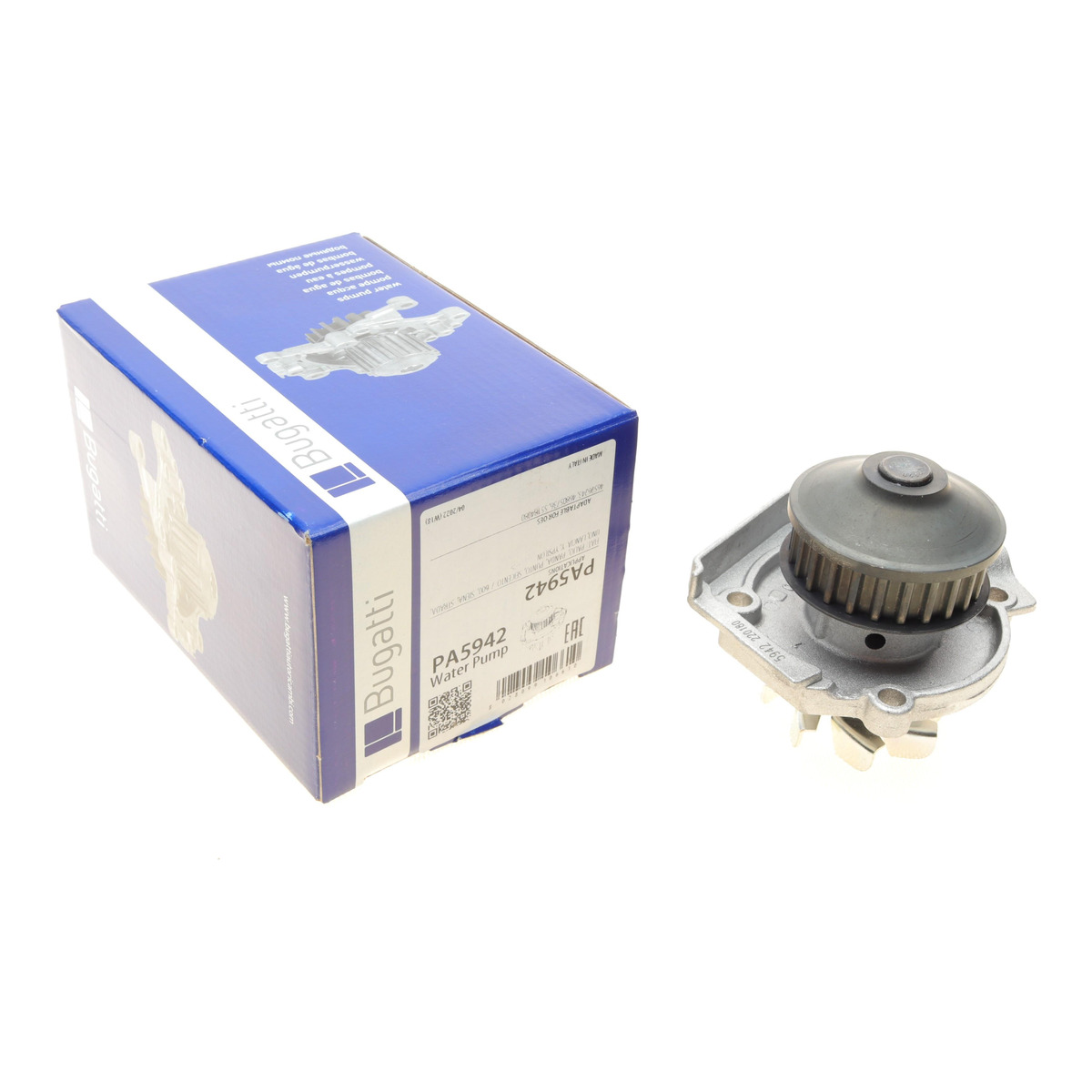Помпа води Fiat Doblo 1.2 01-05/Panda/Punto 1.1/1.2 04- (24z) (B/B) (8 лоп.) Bugatti