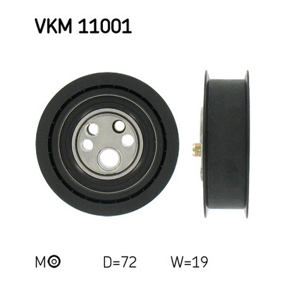 Ролик ГРМ Audi 80 2.0 91-97 (натяжний) (72x19mm) SKF