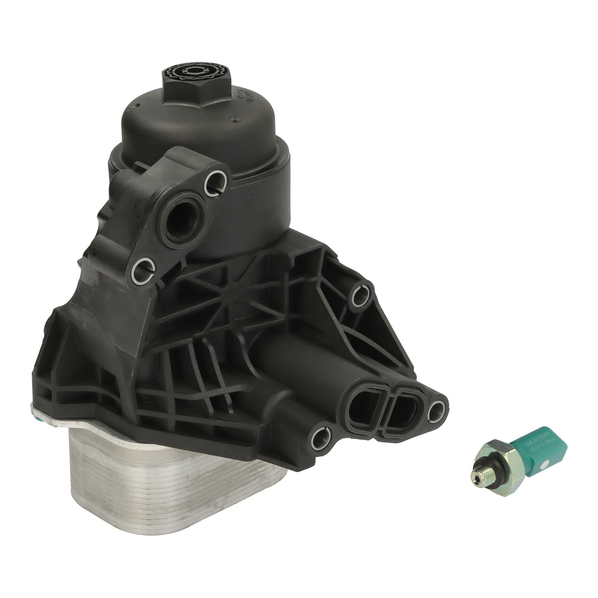 Корпус фільтру масляного (з радіатором) VW Golf/Caddy/Crafter 2.0TDI 15-/Audi A3/Q2 1.6/2.0 TDI 15- NRF