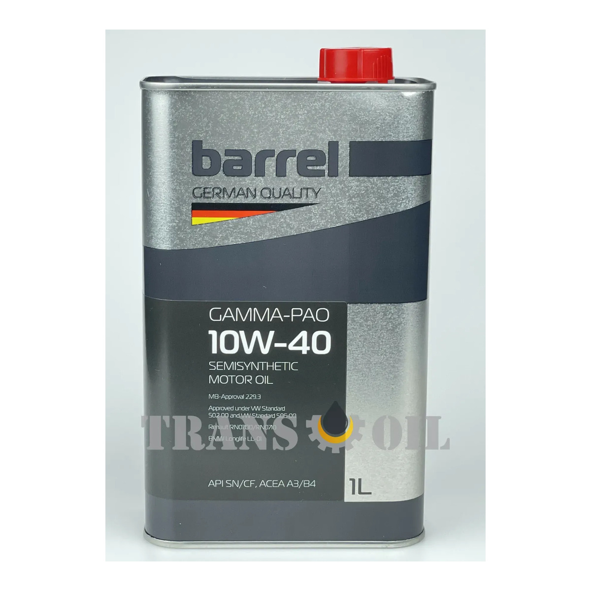 Олива моторна Barrel Gamma-Pao 10W-40 1л.