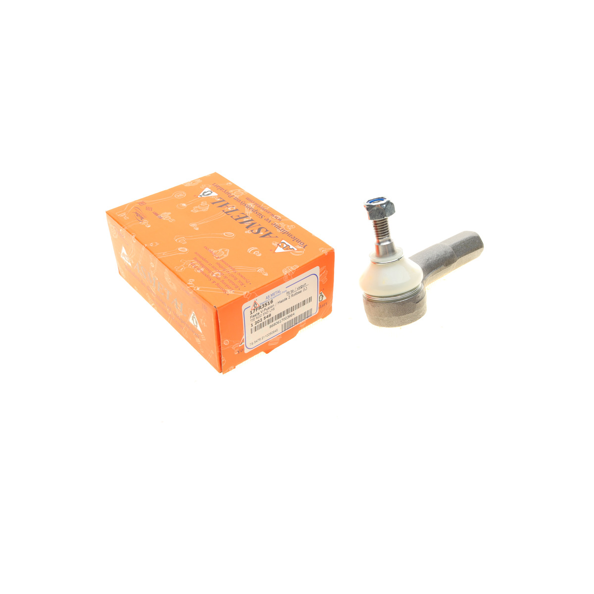 Наконечник тяги рульової (L) Ford Fiesta/Fusion 01-12 (поперечн.) ASMETAL