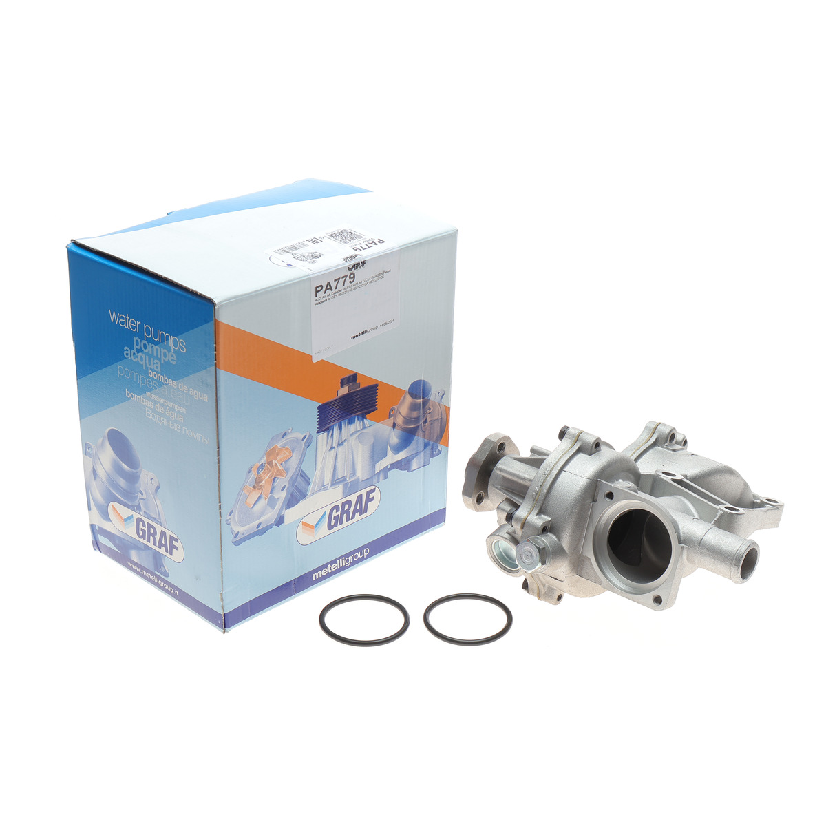 Помпа води Audi A4/A6/VW Passat 1.6/1.8/1.8T/quattro 94-05 (B/B) (7 лоп.) GRAF
