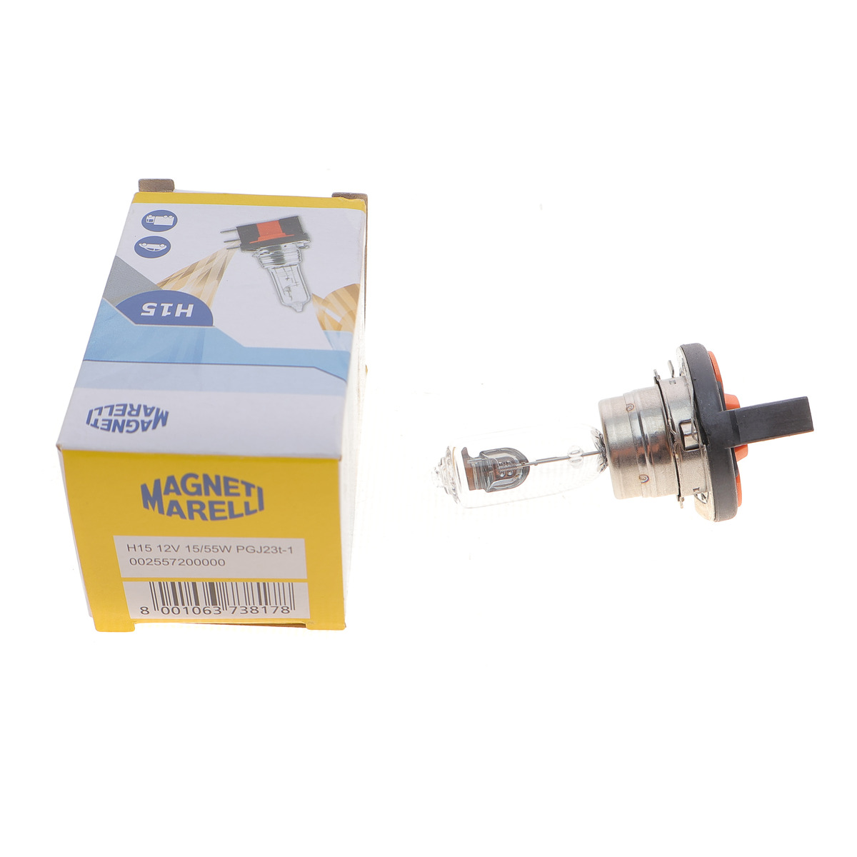 Автолампа H15 12V 55/15W PGJ23T-1
