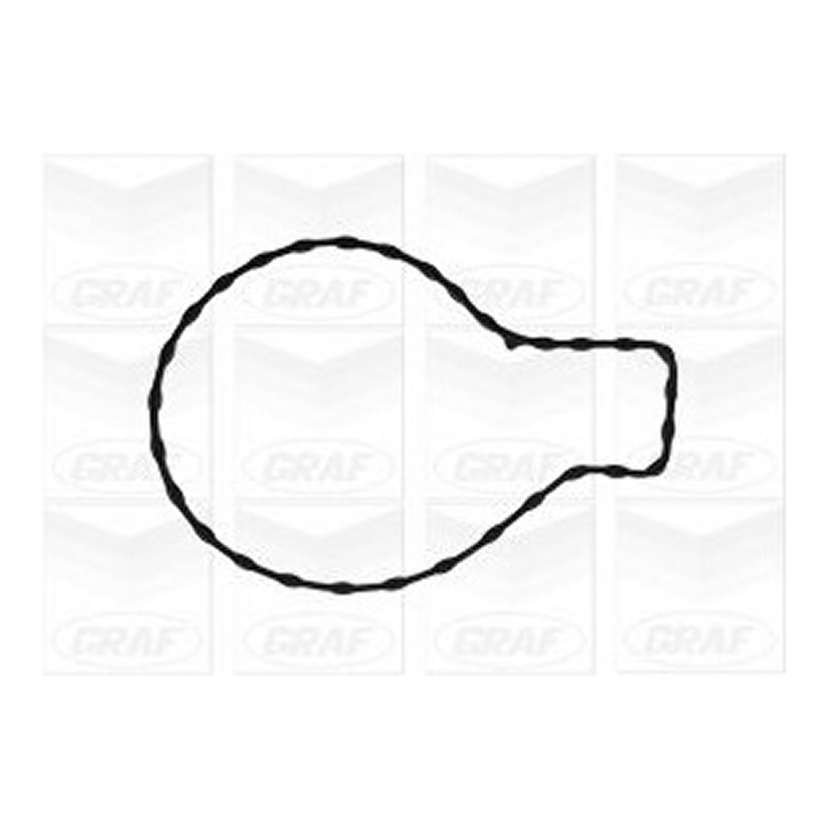 Помпа води Honda CR-V 2.0 e-CVT 18-/Toyota Prius 1.5-1.8 Hybrid 97- (8 лоп) (electric) GRAF