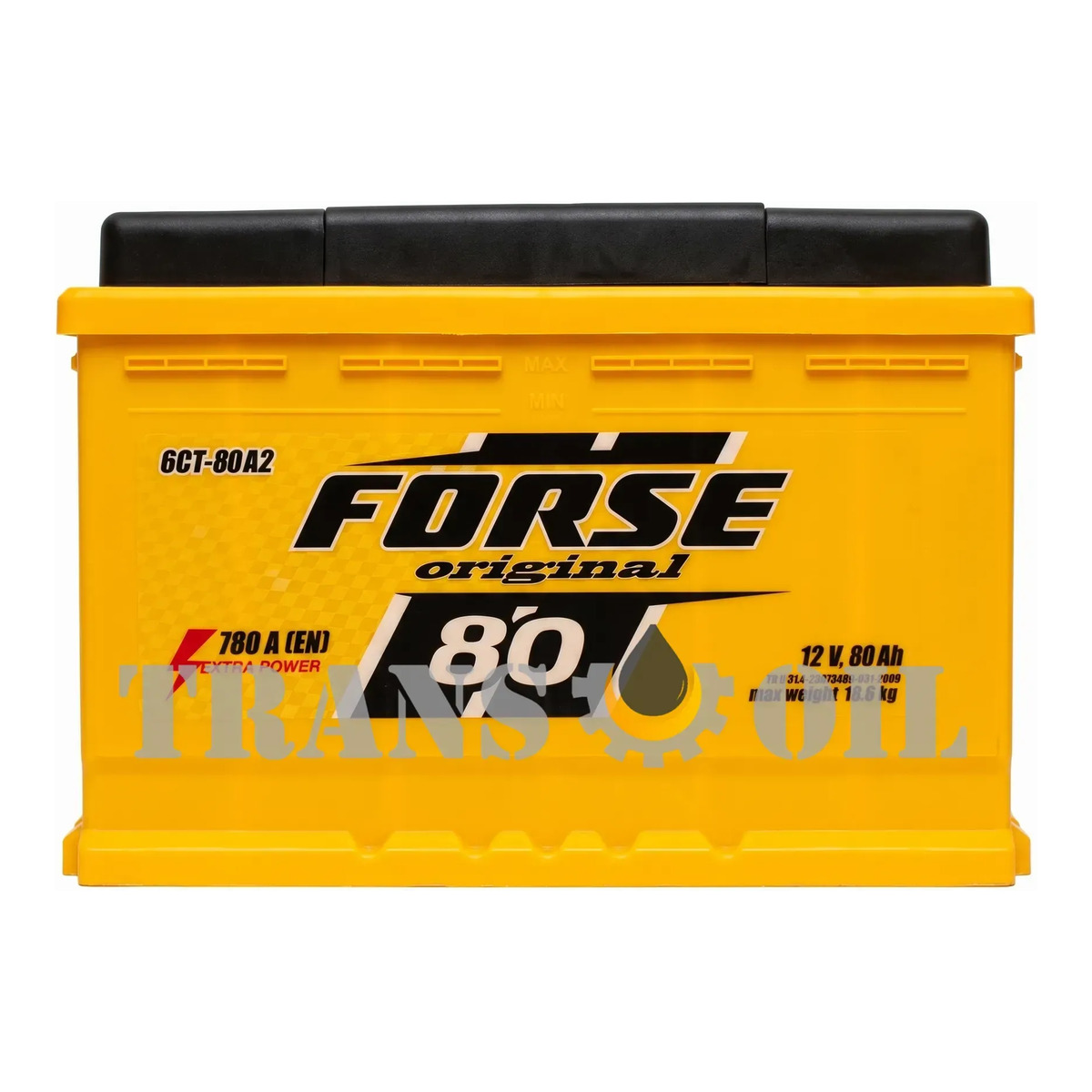 Акумулятор FORSE 80Ah/12V/780A -+