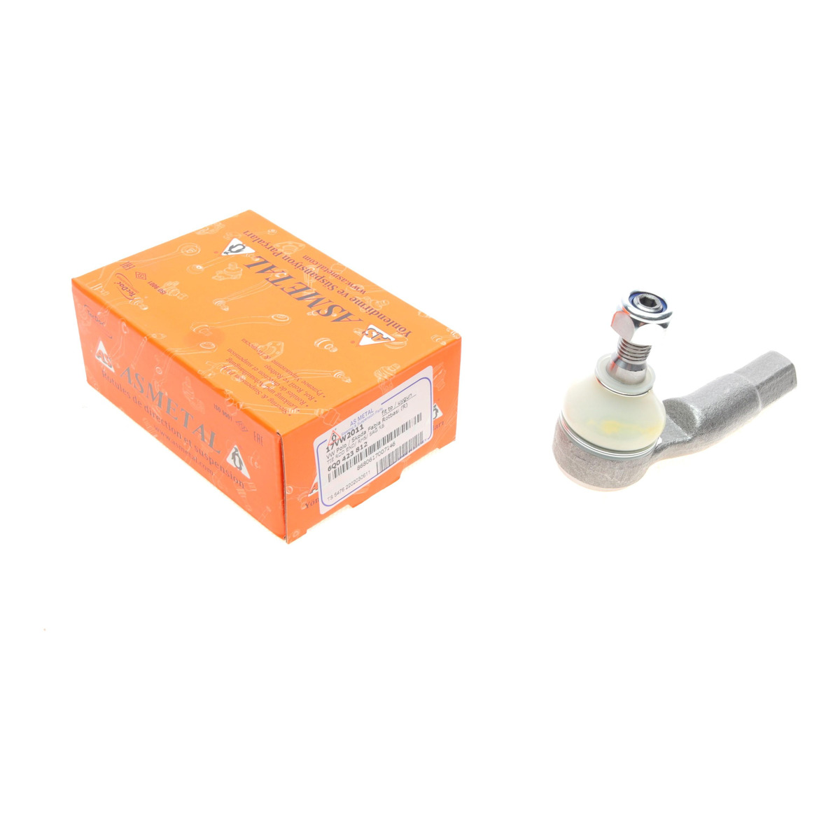 Наконечник тяги рульової (R) Seat Cordoba/Ibiza/Skoda Fabia/Roomster/VW Polo 01- (M14x1,5) ASMETAL